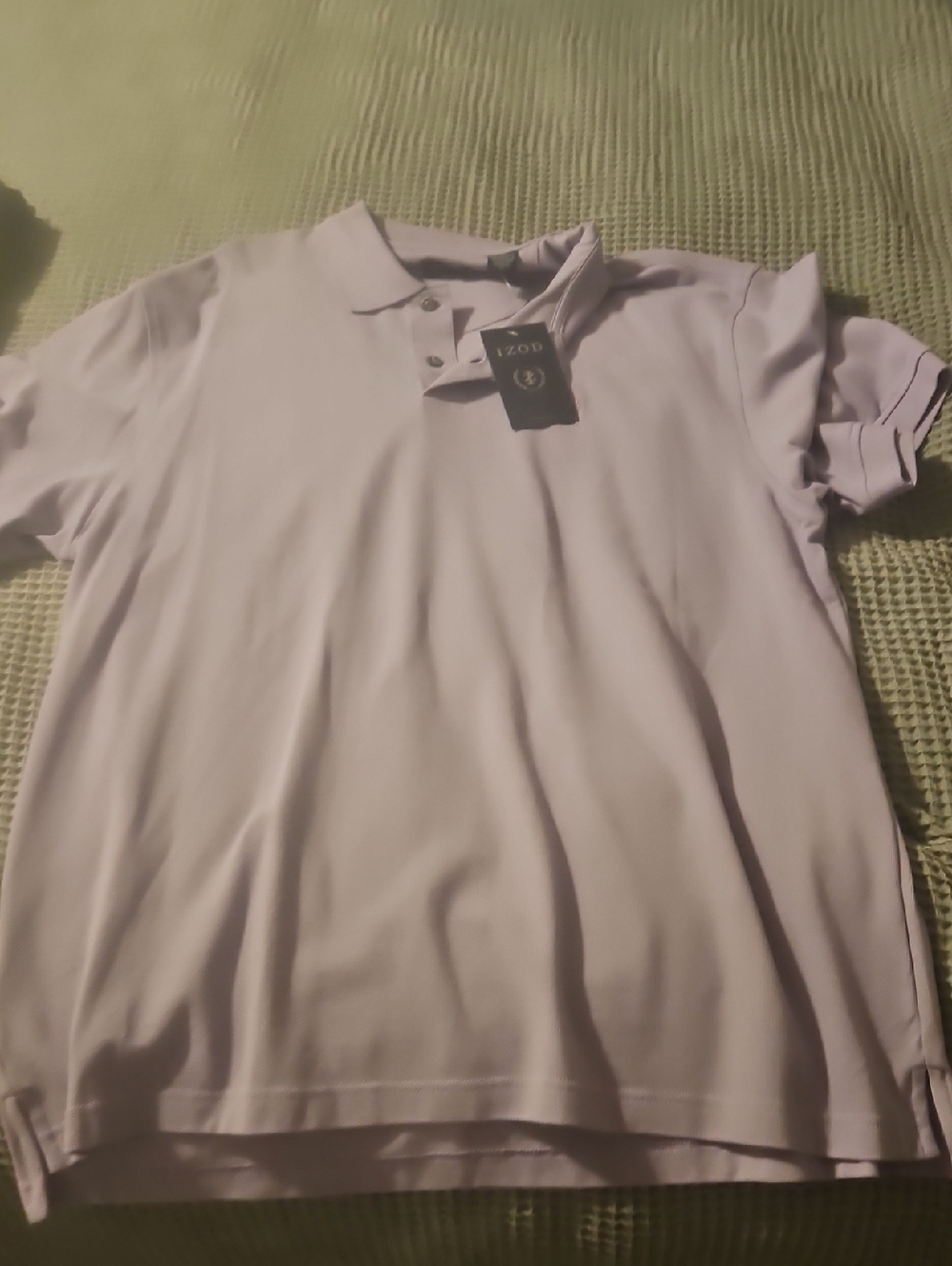 Izod Men's Polo in Pale Lavender